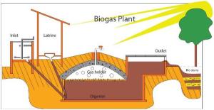 Ilustrasi Reaktor Biogas